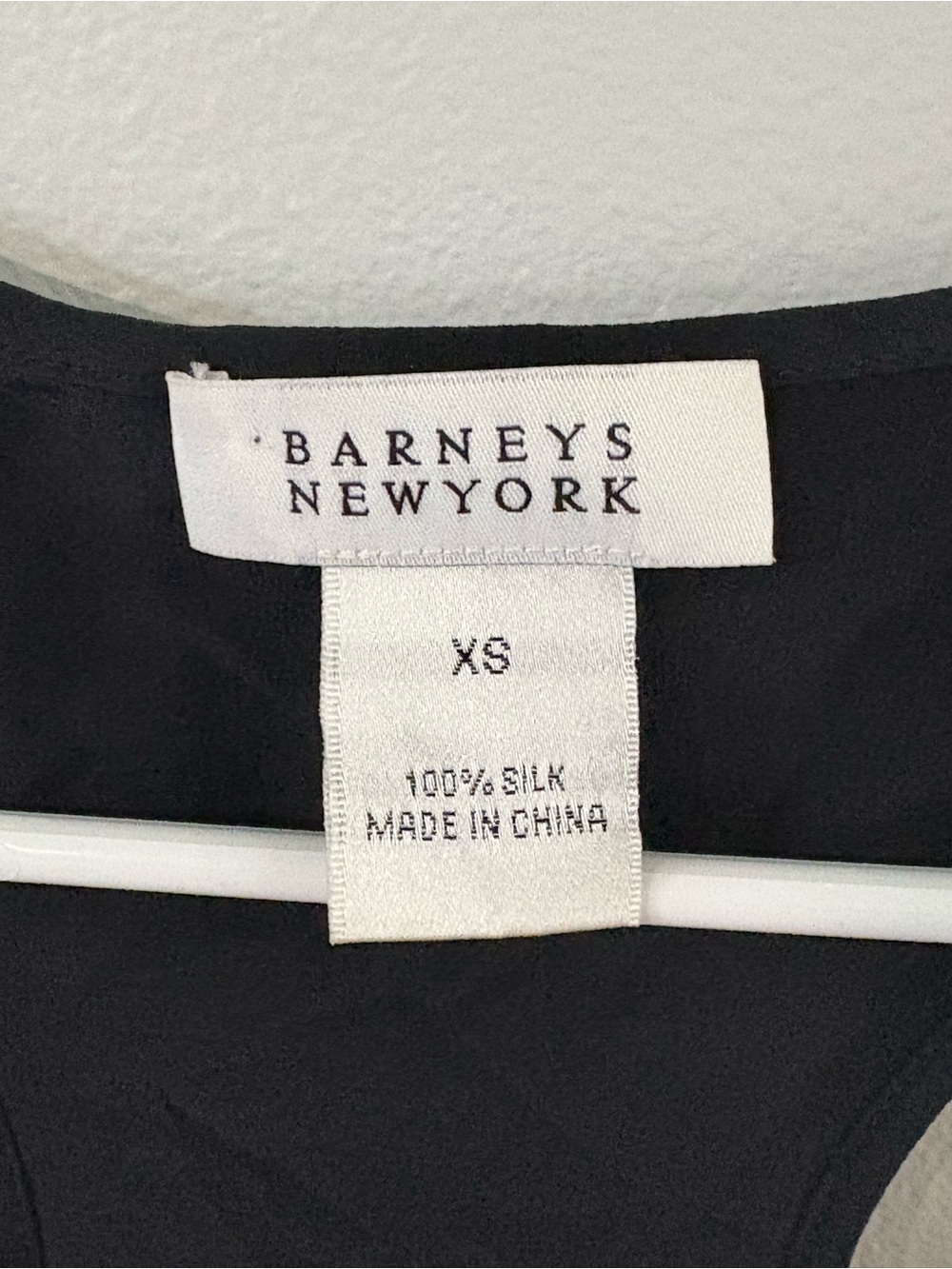 Barney’s New York • 100% Silk Black Asymmetrical Dress - Picture 4 of 4